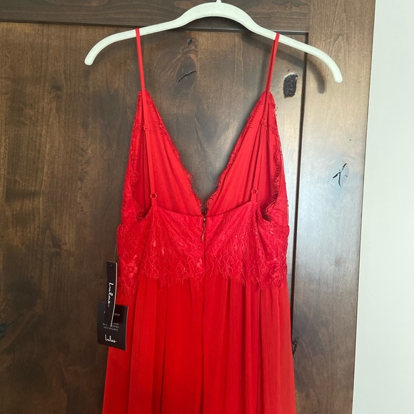 lulus dream about me prom dress | red - Picture 9 of 16
